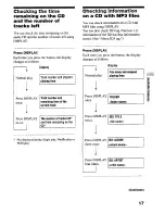 Preview for 17 page of Sony D-CS901 - Portable Cd Player Operating Instructions Manual