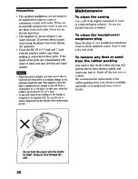 Preview for 26 page of Sony D-CS901 - Portable Cd Player Operating Instructions Manual