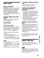 Preview for 31 page of Sony D-CS901 - Portable Cd Player Operating Instructions Manual