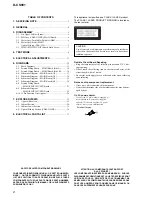 Предварительный просмотр 2 страницы Sony D-CS901 - Portable Cd Player Service Manual