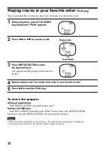 Предварительный просмотр 12 страницы Sony D-E01 Operating Instructions Manual