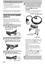 Предварительный просмотр 18 страницы Sony D-E01 Operating Instructions Manual