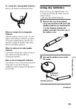 Предварительный просмотр 19 страницы Sony D-E01 Operating Instructions Manual