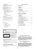 Preview for 2 page of Sony D-E01 Service Manual