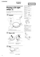 Предварительный просмотр 4 страницы Sony D-E223 Service Manual