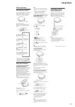 Предварительный просмотр 5 страницы Sony D-E223 Service Manual