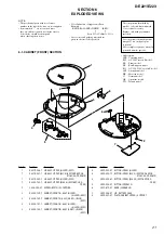 Предварительный просмотр 21 страницы Sony D-E223 Service Manual