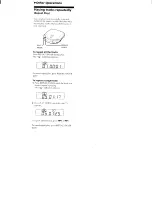 Preview for 7 page of Sony D-E400 Operating Instructions Manual