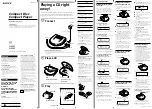 Sony D-E561 Primary Operating Instructions preview