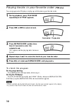 Предварительный просмотр 10 страницы Sony D-E666 Operating Instructions Manual