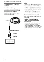 Предварительный просмотр 14 страницы Sony D-E666 Operating Instructions Manual