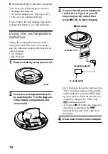 Предварительный просмотр 16 страницы Sony D-E666 Operating Instructions Manual