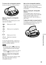 Предварительный просмотр 17 страницы Sony D-E666 Operating Instructions Manual