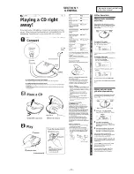 Preview for 3 page of Sony D-E700 Service Manual