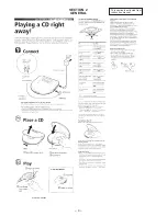 Предварительный просмотр 4 страницы Sony D-E707 Service Manual