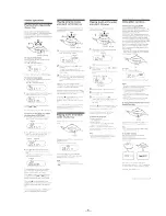 Предварительный просмотр 5 страницы Sony D-E707 Service Manual