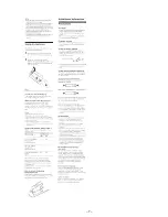 Предварительный просмотр 7 страницы Sony D-E707 Service Manual