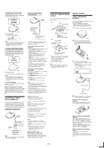 Предварительный просмотр 6 страницы Sony D-E808 Service Manual