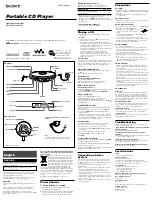 Preview for 1 page of Sony D-EJ002 Operating Instructions