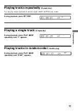 Preview for 11 page of Sony D-EJ1000 - Portable Cd Player Operating Instructions Manual