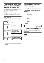 Preview for 14 page of Sony D-EJ1000 - Portable Cd Player Operating Instructions Manual