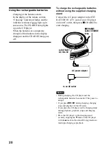 Preview for 20 page of Sony D-EJ1000 - Portable Cd Player Operating Instructions Manual