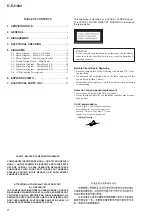 Preview for 2 page of Sony D-EJ1000 - Portable Cd Player Service Manual