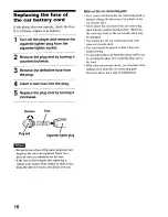 Предварительный просмотр 16 страницы Sony D-EJ612CK - Portable Cd Player Operating Instructions Manual