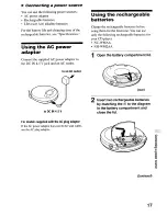 Предварительный просмотр 17 страницы Sony D-EJ612CK - Portable Cd Player Operating Instructions Manual