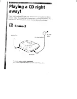 Предварительный просмотр 3 страницы Sony D-ES55 Operating Instructions Manual