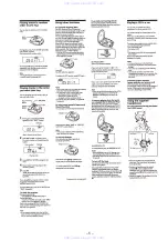 Предварительный просмотр 5 страницы Sony D-ES55 Service Manual