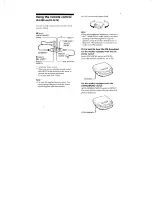 Preview for 9 page of Sony D-F400 Operating Instructions Manual