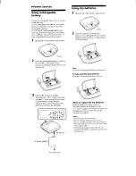 Preview for 12 page of Sony D-F400 Operating Instructions Manual