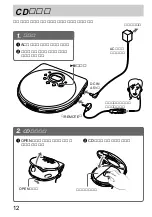 Предварительный просмотр 12 страницы Sony D-F700 (Japanese) User Manual