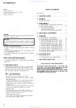 Preview for 2 page of Sony D-FJ210 - CD Walkman Player Service Manual