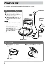 Предварительный просмотр 6 страницы Sony D-FJ737 Operating Instructions Manual