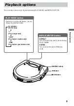 Предварительный просмотр 9 страницы Sony D-FJ737 Operating Instructions Manual