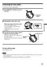 Предварительный просмотр 13 страницы Sony D-FJ737 Operating Instructions Manual