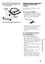 Предварительный просмотр 23 страницы Sony D-FJ737 Operating Instructions Manual