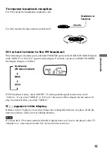 Предварительный просмотр 13 страницы Sony D-FJ75TR - Fm/am Portable Cd Player Operating Instructions Manual