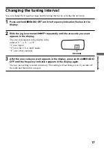 Предварительный просмотр 17 страницы Sony D-FJ75TR - Fm/am Portable Cd Player Operating Instructions Manual