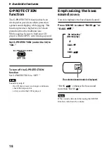 Предварительный просмотр 18 страницы Sony D-FJ75TR - Fm/am Portable Cd Player Operating Instructions Manual