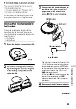 Предварительный просмотр 23 страницы Sony D-FJ75TR - Fm/am Portable Cd Player Operating Instructions Manual