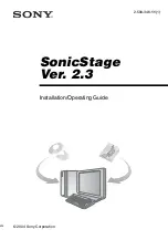 Sony D-NE20 - Atrac Cd Walkman Installation & Operating Manual предпросмотр