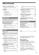 Preview for 3 page of Sony D-NE329SP - Atrac Cd Walkman Portable Player Operating Instructions Manual