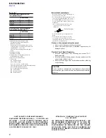 Предварительный просмотр 2 страницы Sony D-NE33 Service Manual