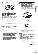 Предварительный просмотр 13 страницы Sony D-NE330LIV3 Operating Instructions Manual