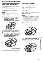 Предварительный просмотр 31 страницы Sony D-NE506CK - Cd Walkman Atrac Operating Instructions Manual