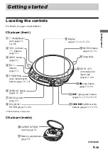 Предварительный просмотр 9 страницы Sony D-NE518CK - Portable Cd Player Operating Instructions Manual