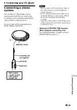 Preview for 29 page of Sony D-NE518CK - Portable Cd Player Operating Instructions Manual